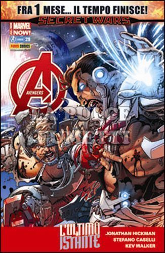 I VENDICATORI #    44 - AVENGERS 29 - FRA 1 MESE... IL TEMPO FINISCE! - SECRET WARS - ALL-NEW MARVEL NOW!